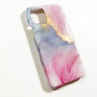 アルコールインクアートスマホケース/プリンセスカラー②/iPhoneケース