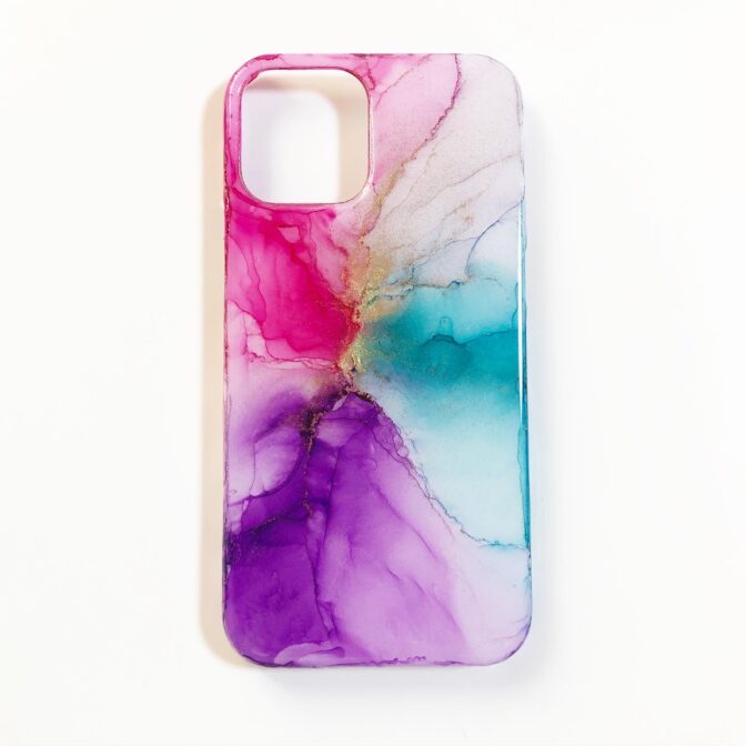 アルコールインクアート　スマホケース