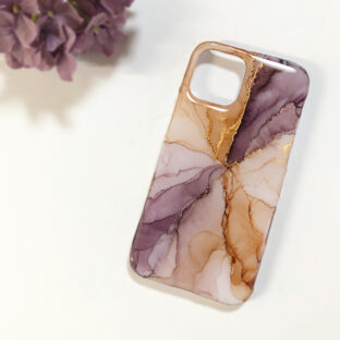 アルコールインクアートスマホケース/ニュアンス/iPhoneケース