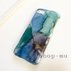 アルコールインクアートのスマホケース