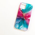 アルコールインクアート　スマホケース