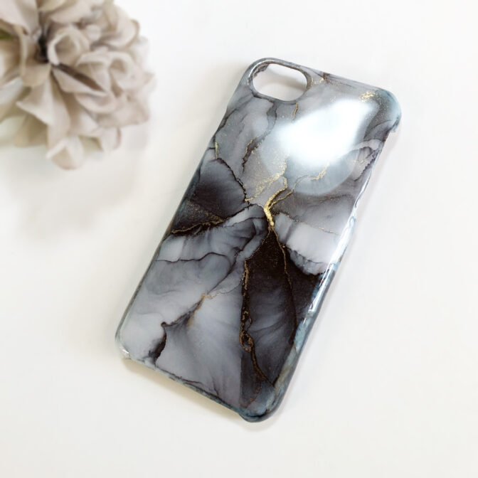 アルコールインクアートスマホケース