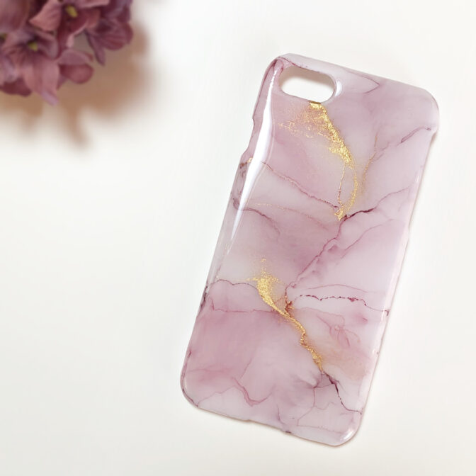 アルコールインクアート　スマホケース