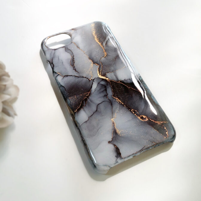 アルコールインクアートスマホケース