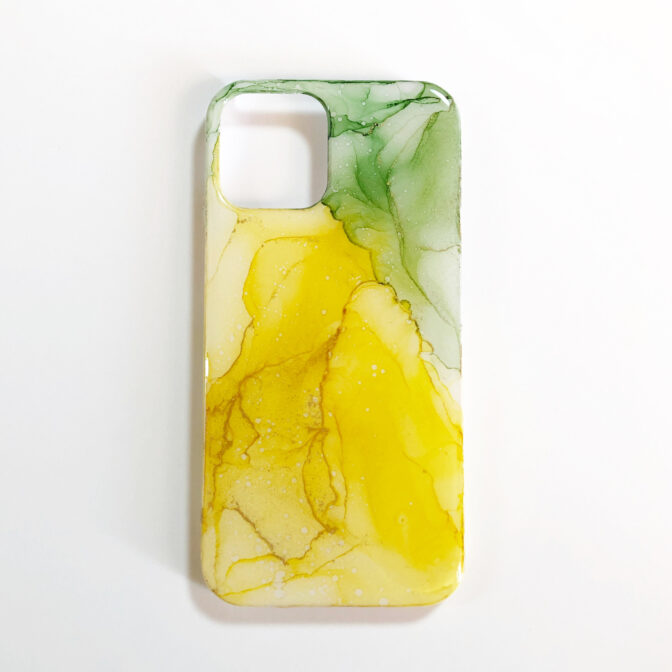 アルコールインクアートスマホケース