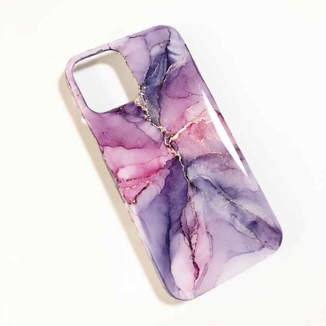 アルコールインクアートのスマホケース