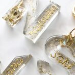 イニシャルキーホルダー