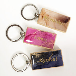 ネームキーホルダー