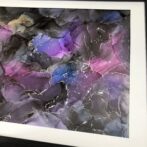 宇宙のアルコールインクアート