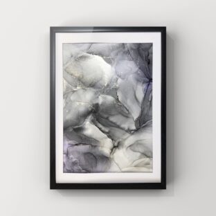 【A-9】アルコールインクアート原画/壁掛けアート