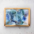 アルコールインクアート壁掛け