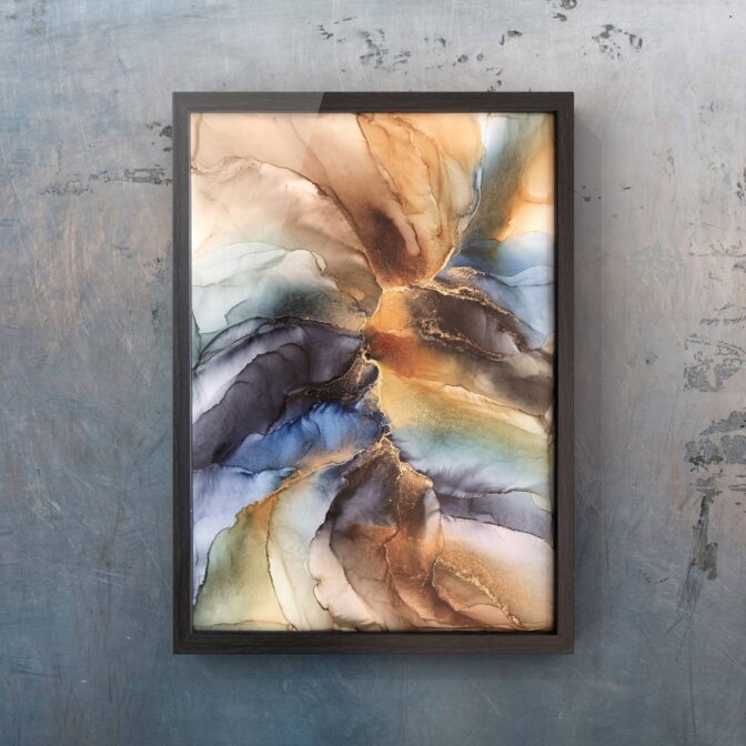 アルコールインクアート原画