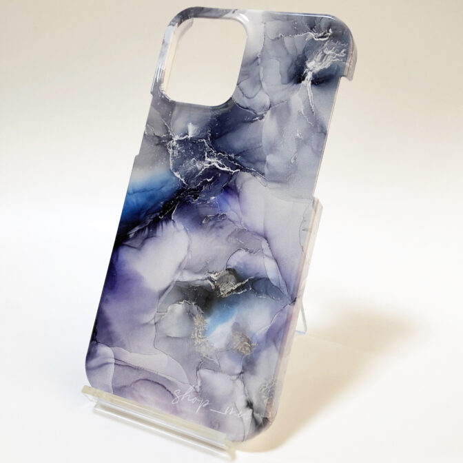 アルコールインクアートスマホケース