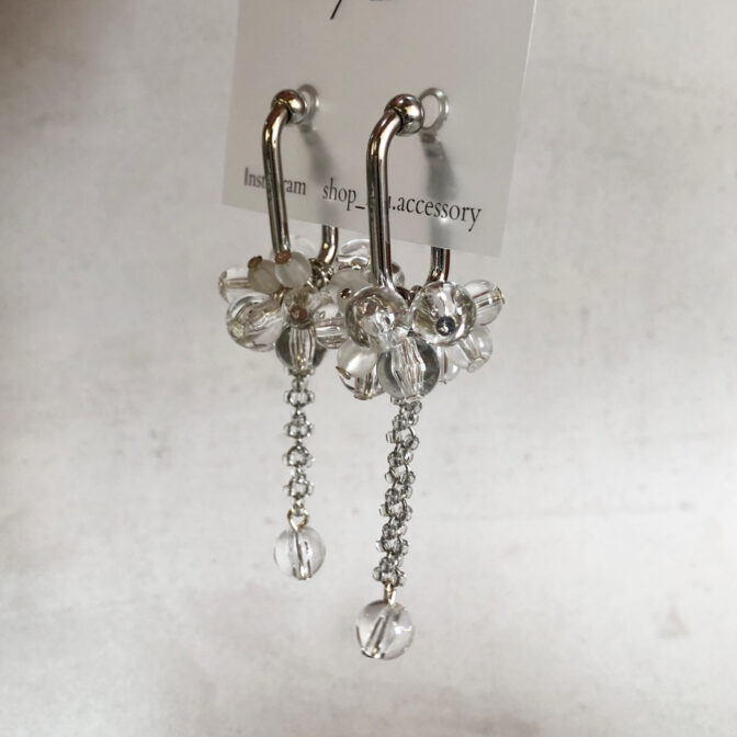 シャボン玉みたいなハンドメイドアクセサリー