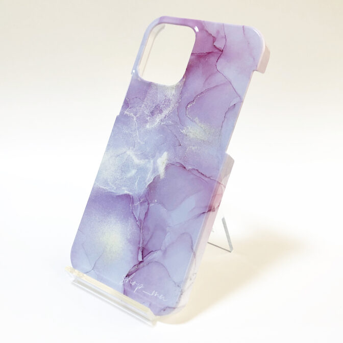 アルコールインクアートスマホケース