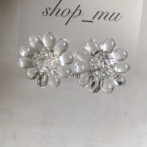 クリアのビーズアクセサリー