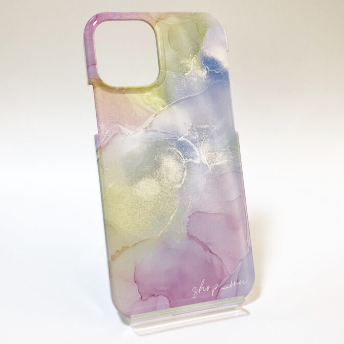 アルコールインクアートスマホケース