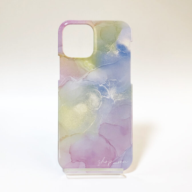 アルコールインクアートスマホケース