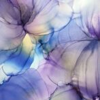 蝶とお花のアート