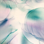 透明感のあるアルコールインクアート